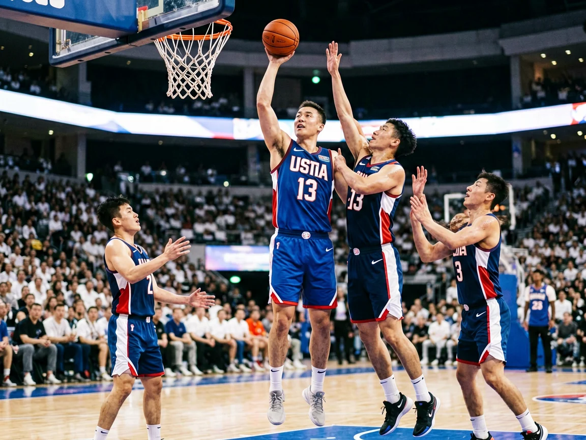 篮球赛前热身,申京NBA